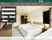 Tablet Screenshot of hotelbrasilsc.com.br